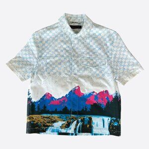 Louis Vuitton Multicolor Landscape Denim Shirt